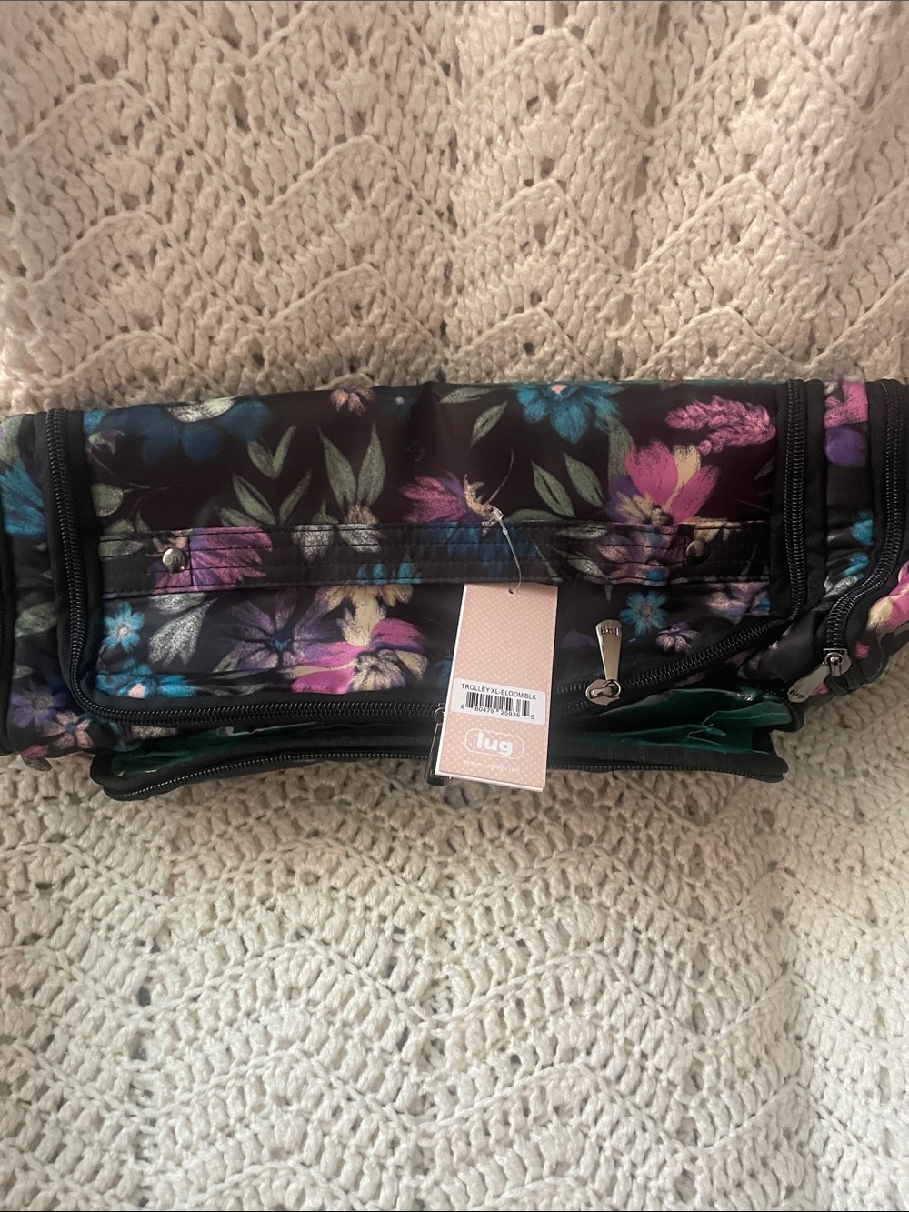 NWT- Lug Trolley XL Bloom Black